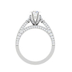 Load image into Gallery viewer, 0.30 cts Solitaire Platinum Diamond Split Shank Ring JL PT PR RD 115   Jewelove.US
