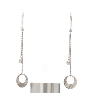 Japanese Platinum Earrings with Diamond Cutting for Women JL PT E 284   Jewelove.US