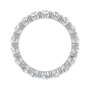 10-Pointer Full Eternity Platinum Ring With Diamonds for Women JL PT ET RD 115   Jewelove.US