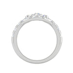 Load image into Gallery viewer, 0.25 cts Halo Solitaire Diamond Split Shank Platinum Ring JL PT RV RD 157   Jewelove
