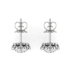 Load image into Gallery viewer, Platinum Solitaire Diamond Earrings for Women JL PT SE RD 111   Jewelove
