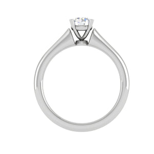 0.50 cts Solitaire Platinum Ring JL PT RS RD 112   Jewelove.US