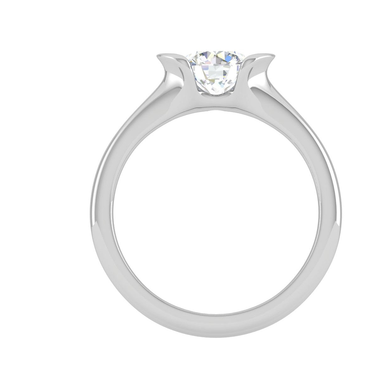 0.50 cts Solitaire Platinum Ring JL PT RS RD 139   Jewelove.US
