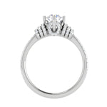 Load image into Gallery viewer, 0.25 cts Solitaire Diamond Shank Platinum Ring for Women JL PT RV RD 135   Jewelove
