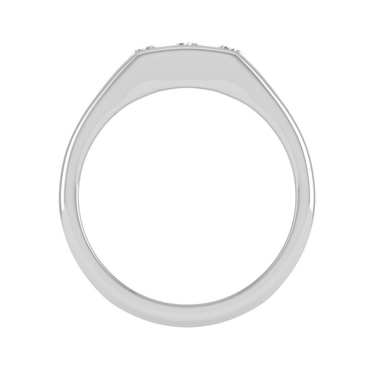 Platinum Ring with Diamonds for Women JL PT MB RD 106   Jewelove.US