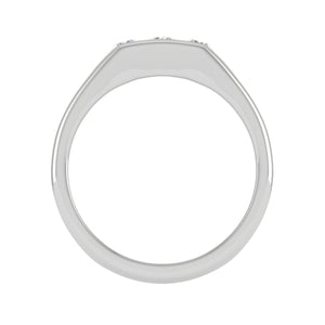 Platinum Ring with Diamonds for Women JL PT MB RD 106   Jewelove.US