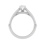 Load image into Gallery viewer, 0.30 cts Solitaire Diamond Split Shank Platinum Ring for Women JL PT RP RD 151   Jewelove
