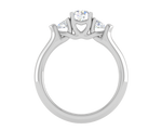 Load image into Gallery viewer, 30-Pointer Solitaire Diamonds Accents Platinum Ring JL PT R3 RD 156   Jewelove.US
