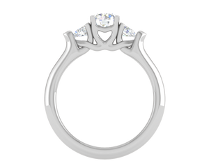 30-Pointer Solitaire Diamonds Accents Platinum Ring JL PT R3 RD 156   Jewelove.US