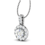 Load image into Gallery viewer, Designer Platinum with Diamond Solitaire Pendant JL PT PF RD 110   Jewelove.US
