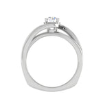 Load image into Gallery viewer, 0.30 cts Solitaire Diamond Shank Platinum Ring JL PT RP RD 121   Jewelove.US
