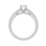 Load image into Gallery viewer, 0.50 cts Solitaire Platinum Diamonds Ring JL PT RC RD 265   Jewelove.US
