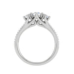 Load image into Gallery viewer, 0.30 cts Solitaire Diamond Split Shank Platinum Ring JL PT MHD274   Jewelove.US
