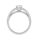 Load image into Gallery viewer, 0.30 cts Solitaire Split Shank Diamond Platinum Ring JL PT RP RD 188   Jewelove.US

