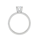 Load image into Gallery viewer, 0.30 cts Solitaire Diamond Split Shank Platinum Ring JL PT RP RD 180   Jewelove.US
