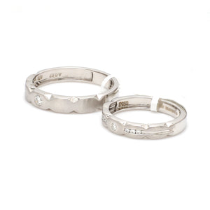 Designer Platinum Diamond Couple Rings JL PT 1130