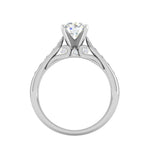 Load image into Gallery viewer, 0.50cts Solitaire Diamond Shank Platinum Ring JL PT WB5799E   Jewelove.US
