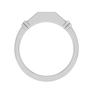 Platinum Ring with Diamonds for Women JL PT MB RD 103   Jewelove.US