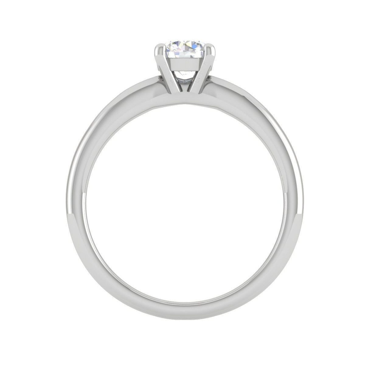 0.50 cts Solitaire Platinum Ring JL PT RS RD 108   Jewelove.US