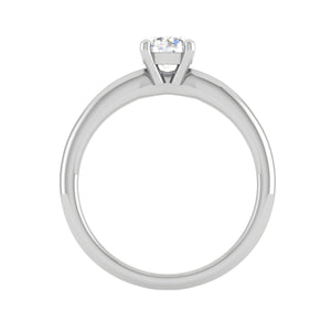0.50 cts Solitaire Platinum Ring JL PT RS RD 108   Jewelove.US