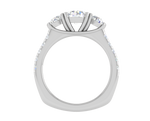 Load image into Gallery viewer, 1.00 cts Platinum Solitaire Diamond Shank Ring JL PT R3 RD 145   Jewelove.US
