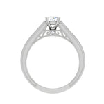 Load image into Gallery viewer, 0.30 cts Solitaire Diamond Shank Platinum Ring for Women JL PT RV RD 112   Jewelove
