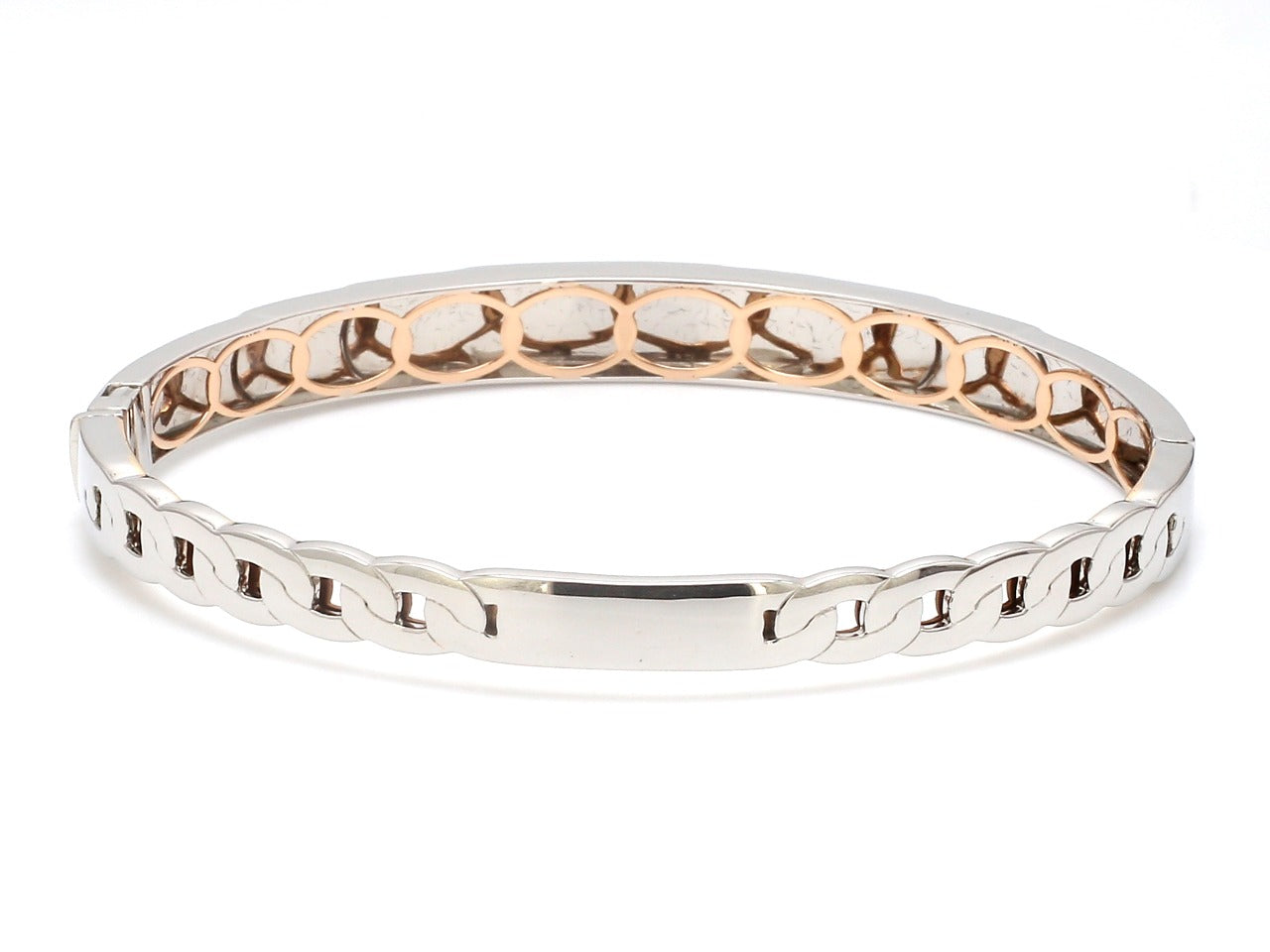Designer Platinum & Rose Gold Bracelet for Men JL PTB 1083   Jewelove.US