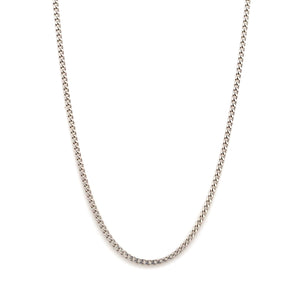 2mm Platinum Curb Chain Uni-sex JL PT CH 982-A   Jewelove.US