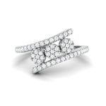 Load image into Gallery viewer, Designer Platinum Ring with Diamonds for Women JL PT 974   Jewelove.US
