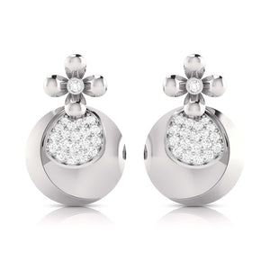 Platinum Diamond Pendant Set for Women JL PT P BT 40-A