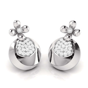 Platinum Diamond Pendant Set for Women JL PT P BT 40-A