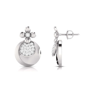 Platinum Diamond Pendant Set for Women JL PT P BT 40-A