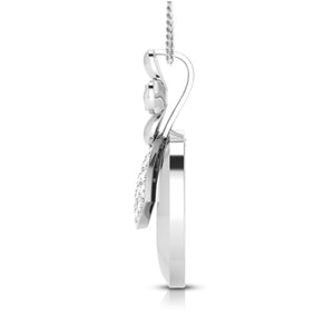 Platinum Diamond Pendant Set for Women JL PT P BT 40-A