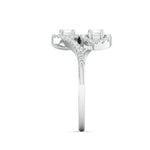 Load image into Gallery viewer, Designer Platinum Diamond Ring with Princess Cut for Women JL PT 1006
