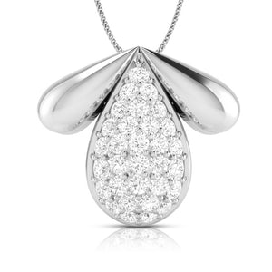 Beautiful Platinum Diamond Pendant for Women JL PT P 41-A  Pendant Jewelove.US