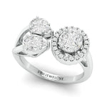 Load image into Gallery viewer, Diamond Platinum Ring for Women JL PT 1008
