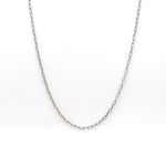 Load image into Gallery viewer, 1mm Japanese Thin Rectangular Links Platinum Chain JL PT CH 1115   Jewelove.US
