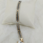 Load image into Gallery viewer, Platinum &amp; Rose Gold Bracelet for Men JL PTB 1056   Jewelove.US
