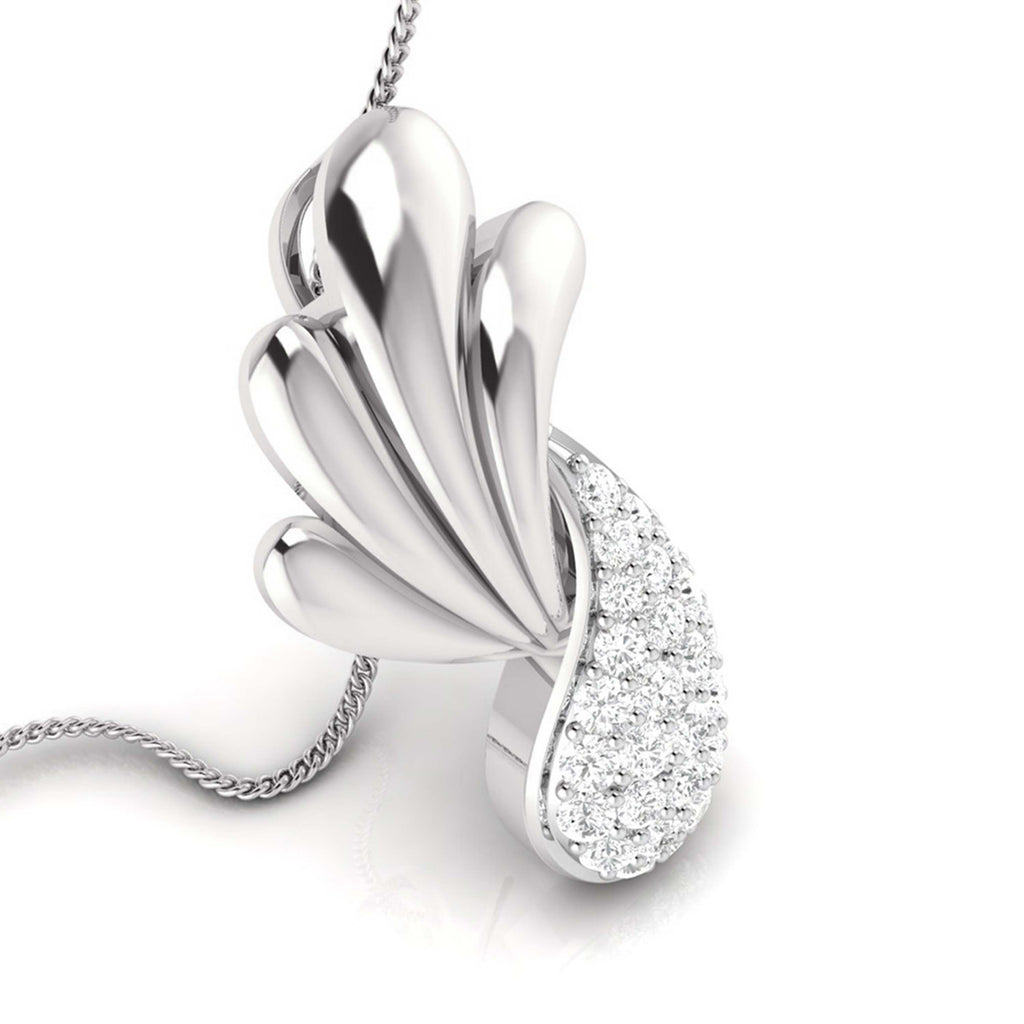 Designer Platinum Diamond Pendant for Women JL PT P BT 42-G   Jewelove.US