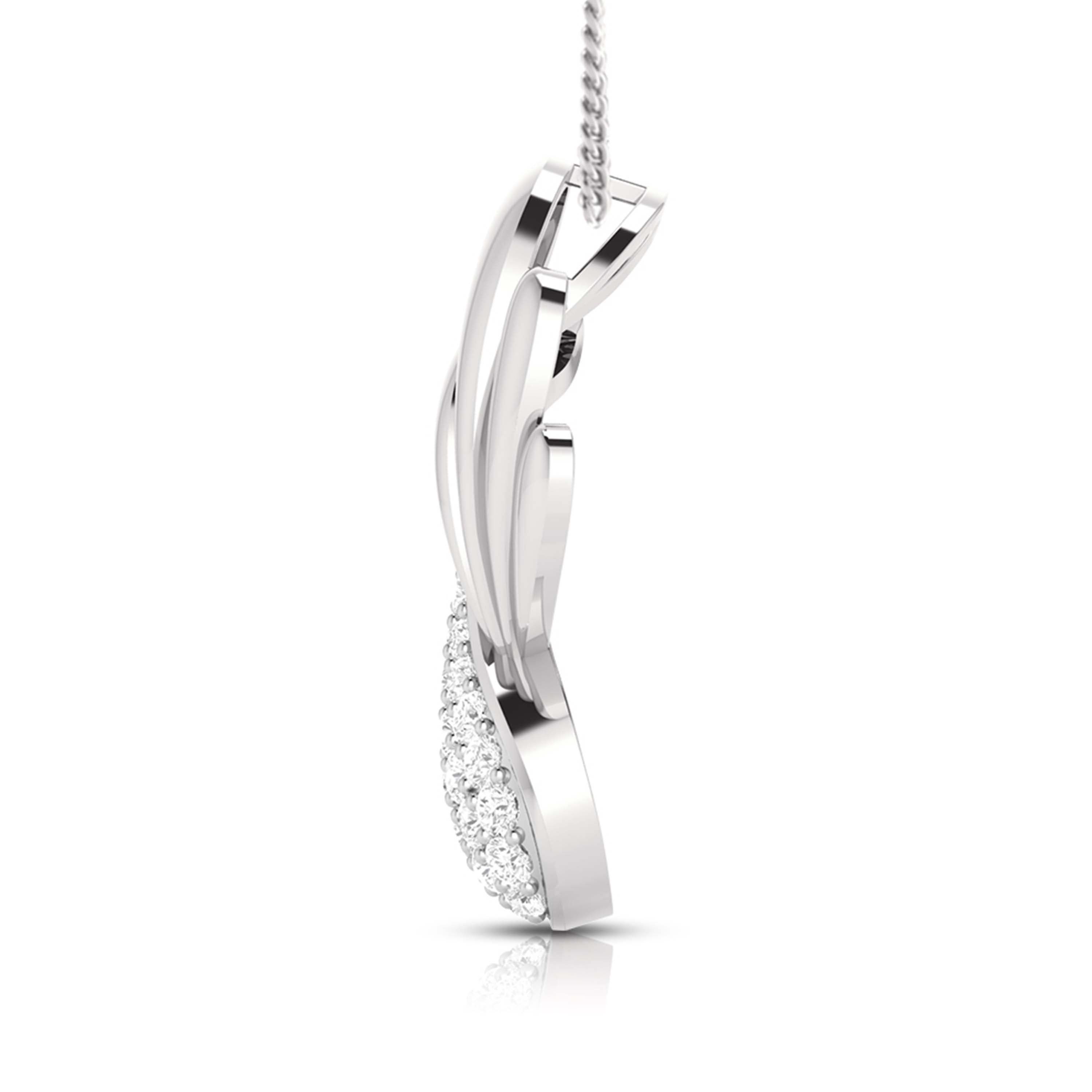 Designer Platinum Diamond Pendant for Women JL PT P BT 42-G   Jewelove.US
