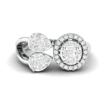 Load image into Gallery viewer, Diamond Platinum Ring for Women JL PT 1008
