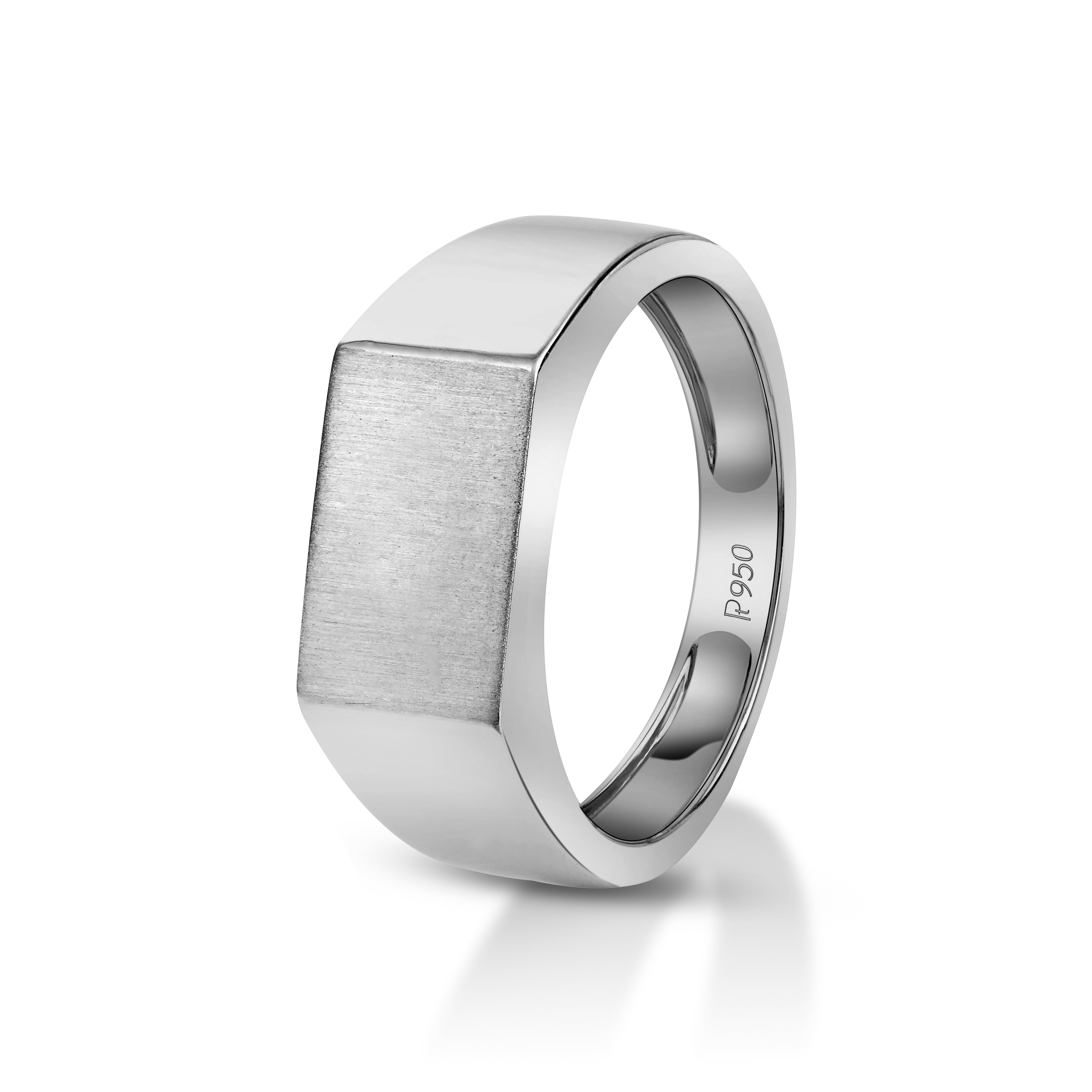Men discount platinum ring