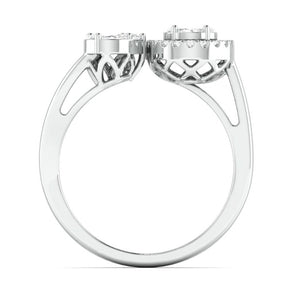 Diamond Platinum Ring for Women JL PT 1008