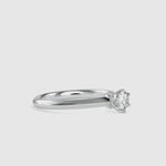 Load and play video in Gallery viewer, 50-Pointer Flowery Platinum Solitaire Engagement Ring JL PT G-106

