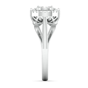Diamond Platinum Ring for Women JL PT 1008