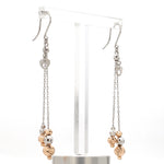 Load image into Gallery viewer, Japanese Platinum Earrings with Rose Gold for Women JL PT E 278   Jewelove.US
