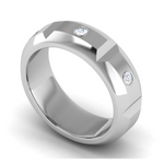 Load image into Gallery viewer, Platinum Ring with 3 Diamonds for Women JL PT MB RD 124  VVS-GH Jewelove.US
