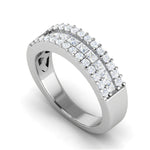 Load image into Gallery viewer, Designer Platinum Diamond Ring for Women JL PT WB6025   Jewelove
