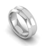 Load image into Gallery viewer, Plain Platinum Couple Ring JL PT MB RB 130  Men-s-Ring-only Jewelove.US

