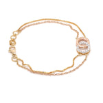 Load image into Gallery viewer, Customised 14K Gold Bracelet with Diamonds   Jewelove.US
